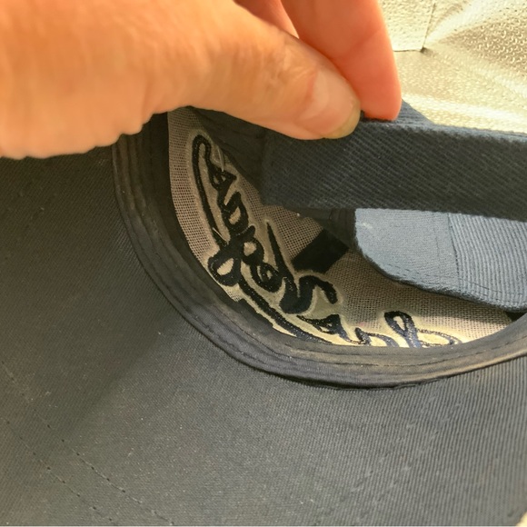 Las Vegas Baseball Hat Blue and Trimmed in White Adjustable Strap Made by Lanza - Picture 9 of 9